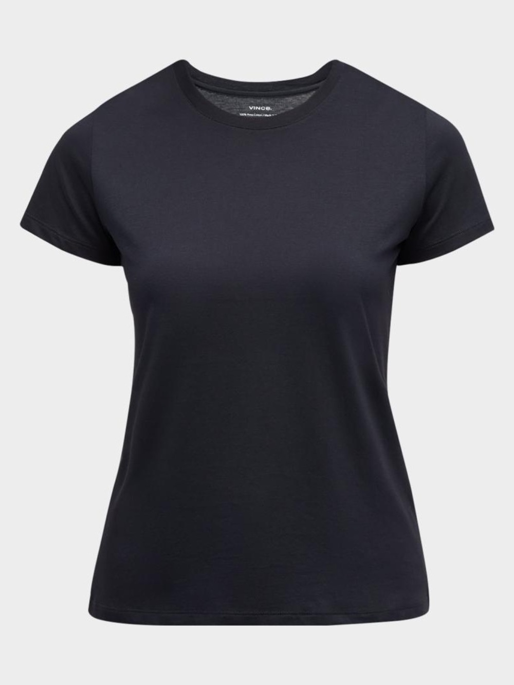 Vince Black Short Sleeve Crewneck Tee